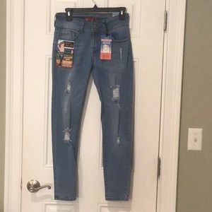 Wax Jeans skinny shaping butt lift jeans 11, NWT